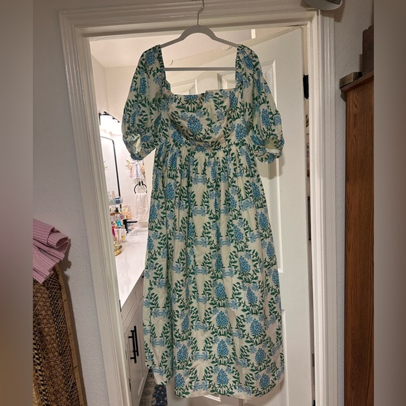 Anthropologie floral midi dress - Picture 4 of 6